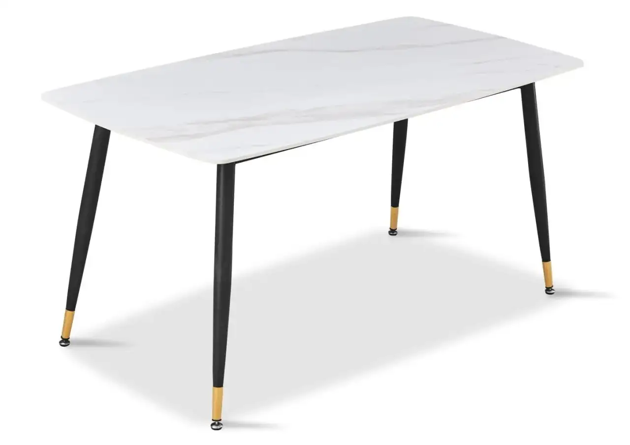 Стол обеденный Рио DT-2849.2, белый мрамор, фотография 1