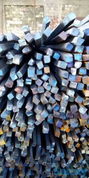 Стальной квадрат ФС от 8-го до 14 и 16-е под заказ можем катать. С 4-5 м, фотография 1