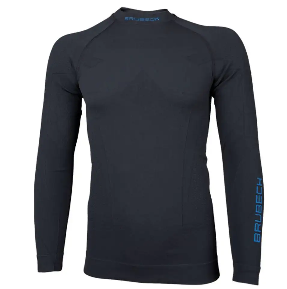 Термокофта brubeck men thermo nilit heat blue, фотография 19