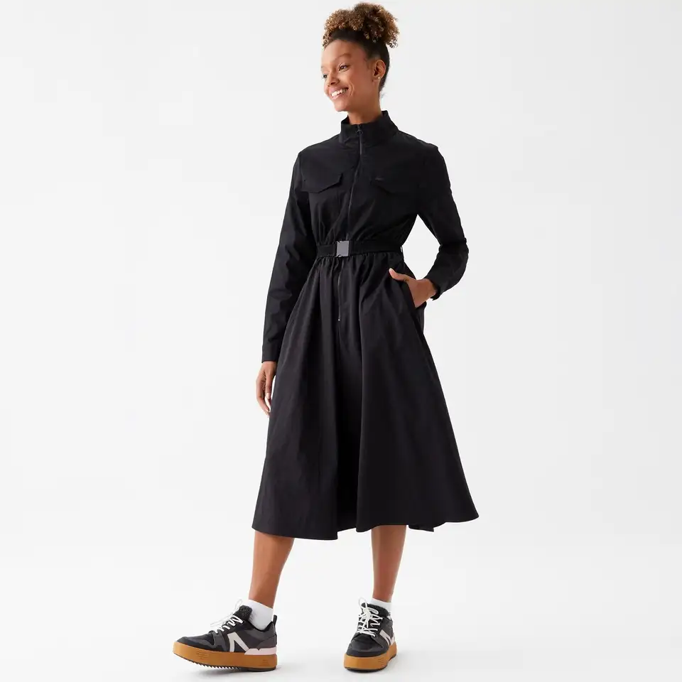 Женское платье lacoste loose fit с поясом, фотография 1