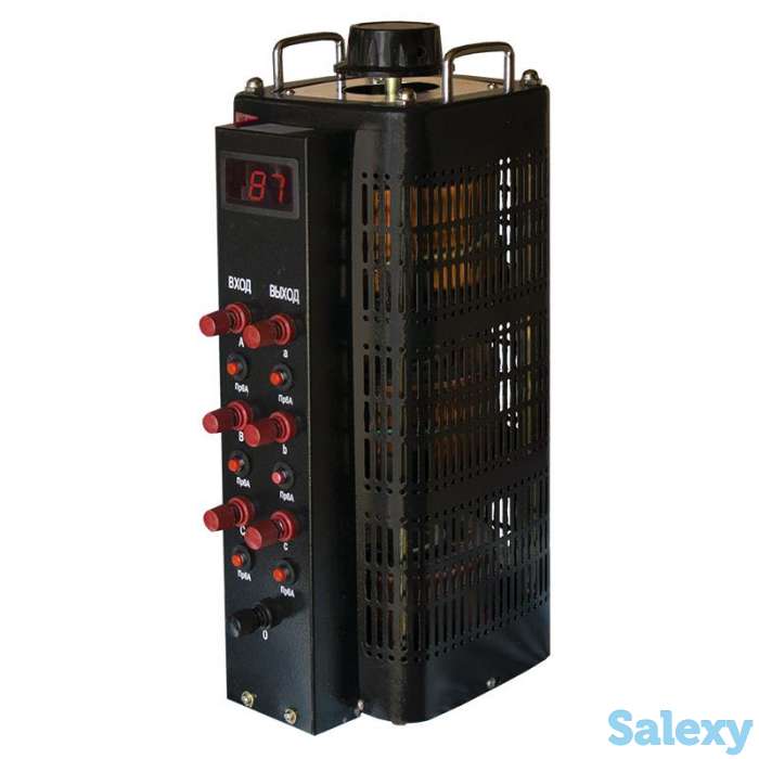 Автотрансформатор (латр) энергия black series tsgc2-6ква 6а (0-520v) трехфазный, фотография 4