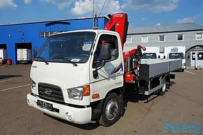Hyundai HD 78 с крано-манипуляторной установкой, фотография 1