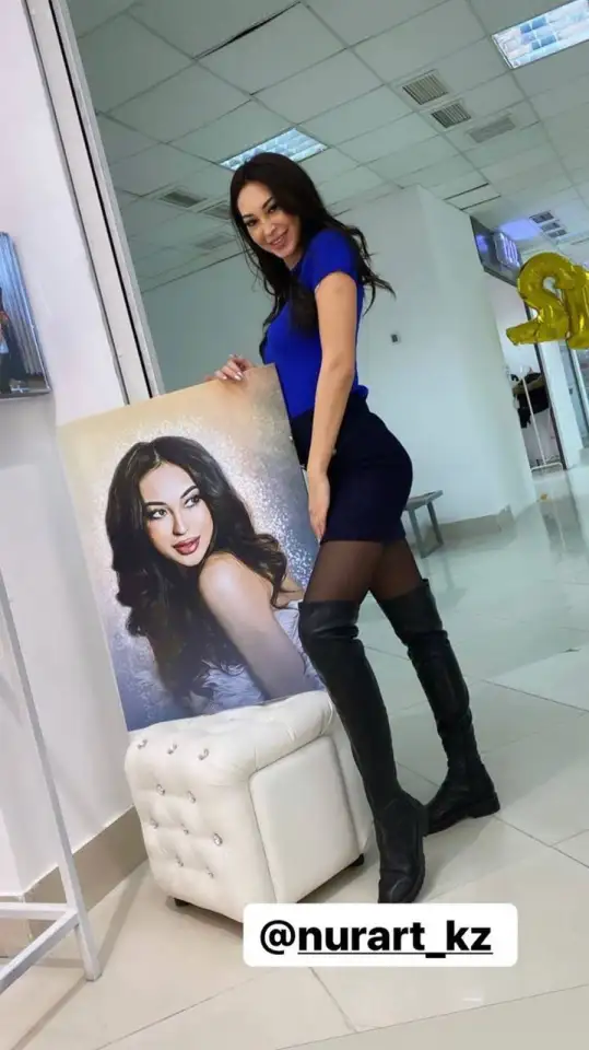 Арт портрет на холсте, фотография 7