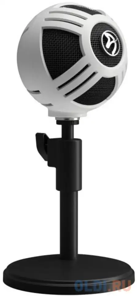 Микрофон для стримеров arozzi sfera microphone - white, фотография 1