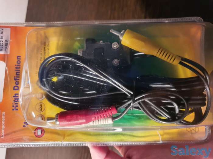 Кабель RS232 -A/V, шнур провод 1.8 метра, фотография 5