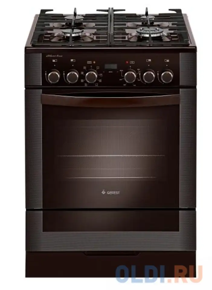 Газовая плита gefest 6502-03 0245 коричневый, фотография 1