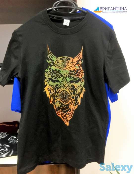 Акция июля -10% Печать на футболках логотипы надписи, фотография 2