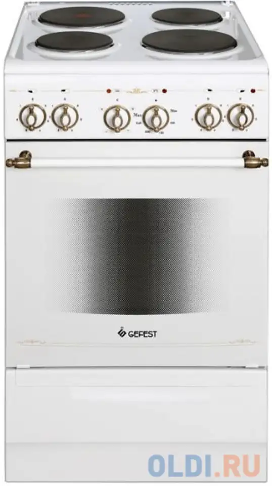 Электрическая плита gefest 5140-01 0121 белый, фотография 1
