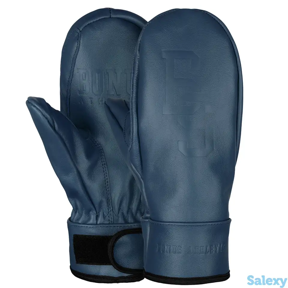 Варежки bonus gloves 20-21 athletic leather navy, фотография 2