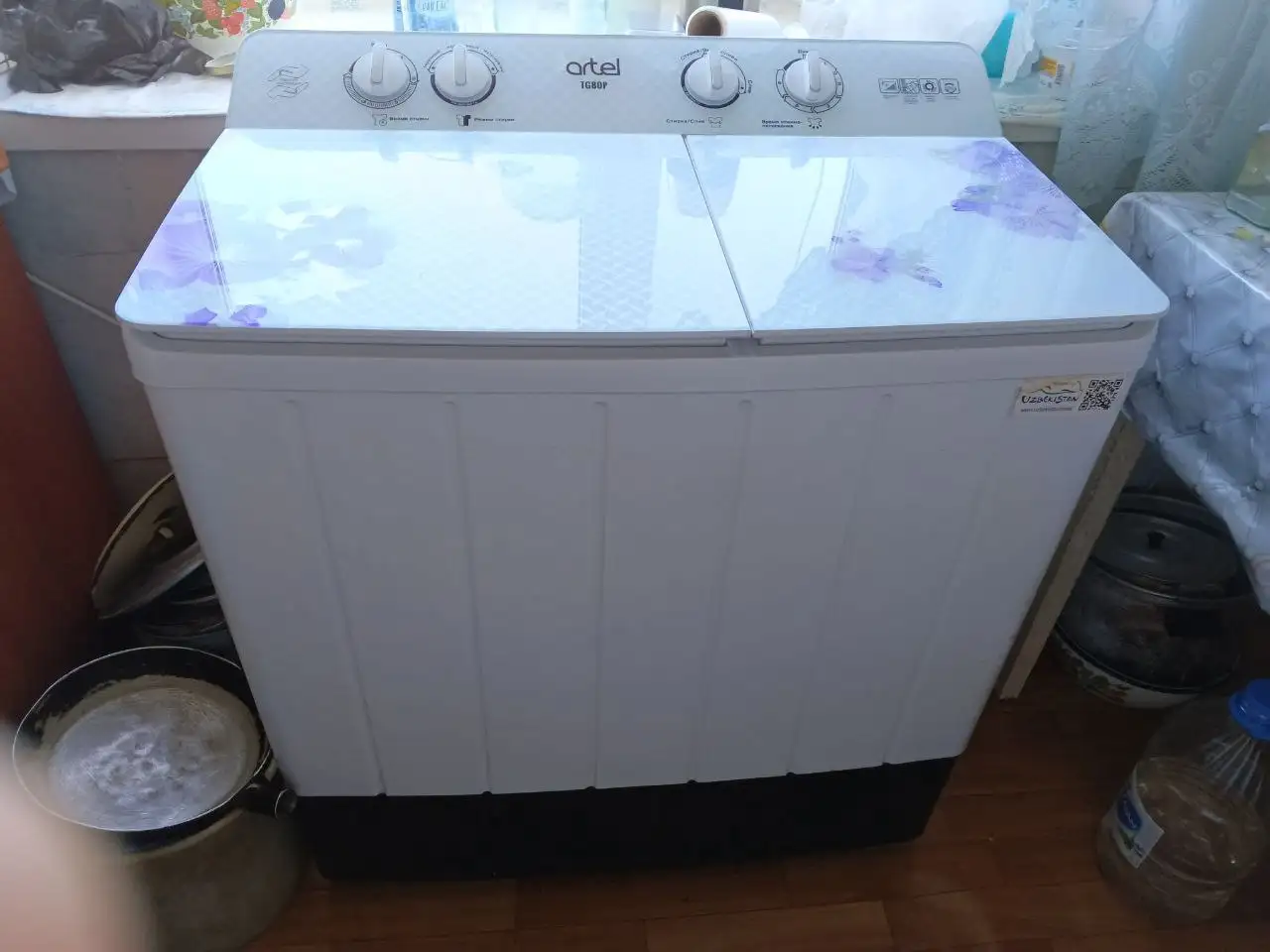 Стиральная машина активаторная, полуавтомат Artel TG80P, фотография 1