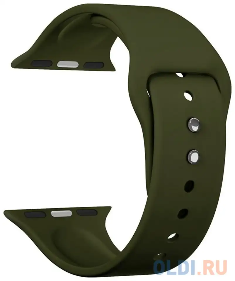 Ремешок lyambda altair для apple watch тёмно-оливковый ds-aps08-40-ol, фотография 1