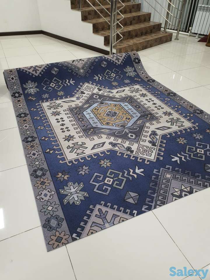 Коврик Голубой Кечуа ковер ковровая дорожка Ширина 200 см, фотография 8