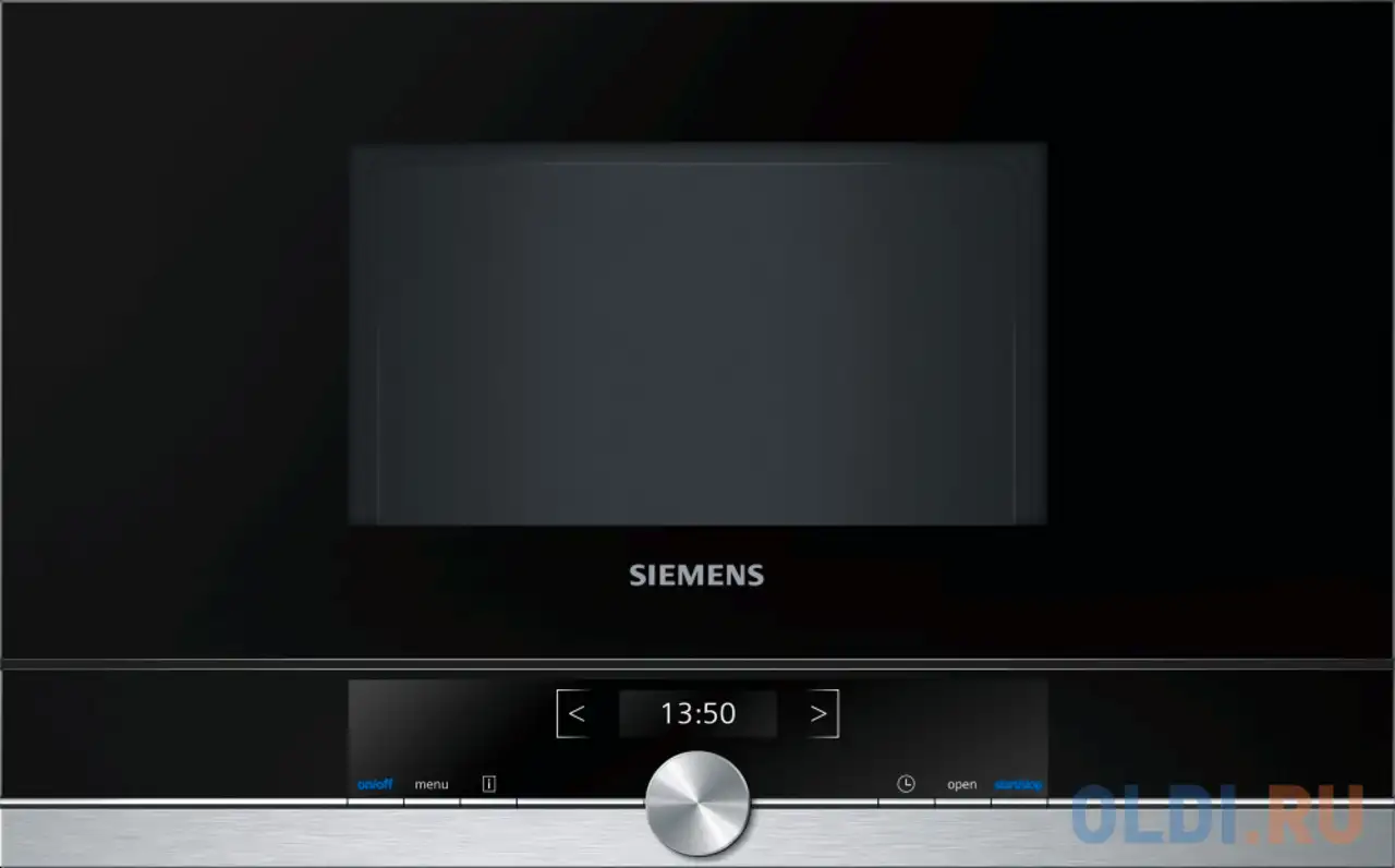 Встраиваемая микроволновая печь siemens bf634lgs1 900 вт серебристый, фотография 1