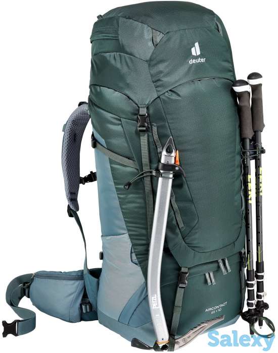 Рюкзак deuter aircontact 65+10 ivy/teal, фотография 9