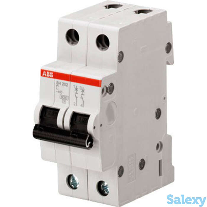 Автоматический выключатель ABB SH202L 2P 63A (C) 4,5 kA, фотография 1