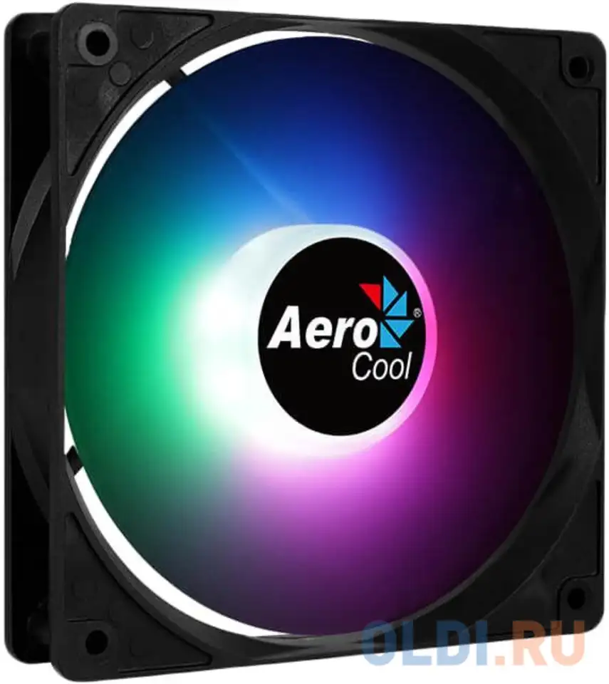 Вентилятор aerocool frost 12 pwm 120x120mm 4-pin 18-28db 160gr led ret, фотография 1