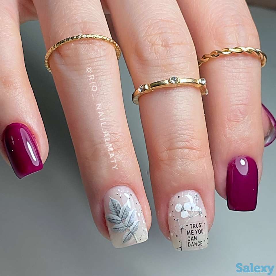 Укрепление гелем и Наращивание ногтей, фотография 12