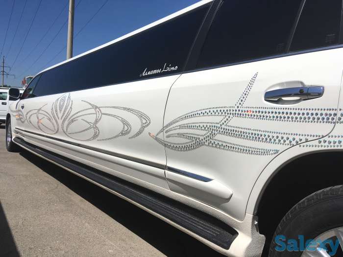 Лимузины Алматы на свадьбу и день рождения, выписка из роддома, трансфер в аэропорт, юбилеи и выпускной, фотография 9