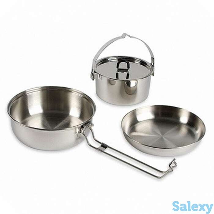 Набор посуды для туризма tatonka camp set large, фотография 1