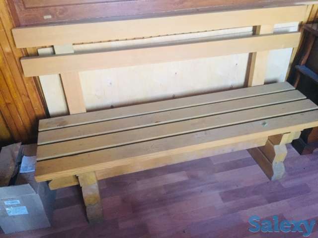комплект для дачи стол и две скамьи, фотография 1