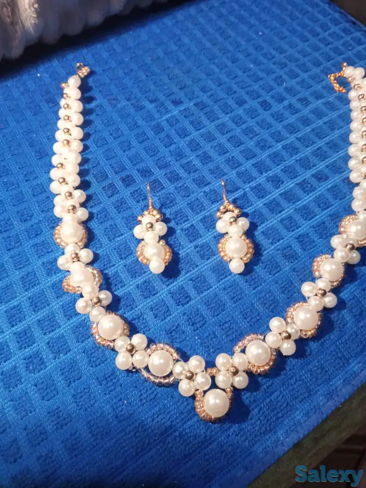 Продам коллекцию колье и серьги ручной работы недорого, фотография 6