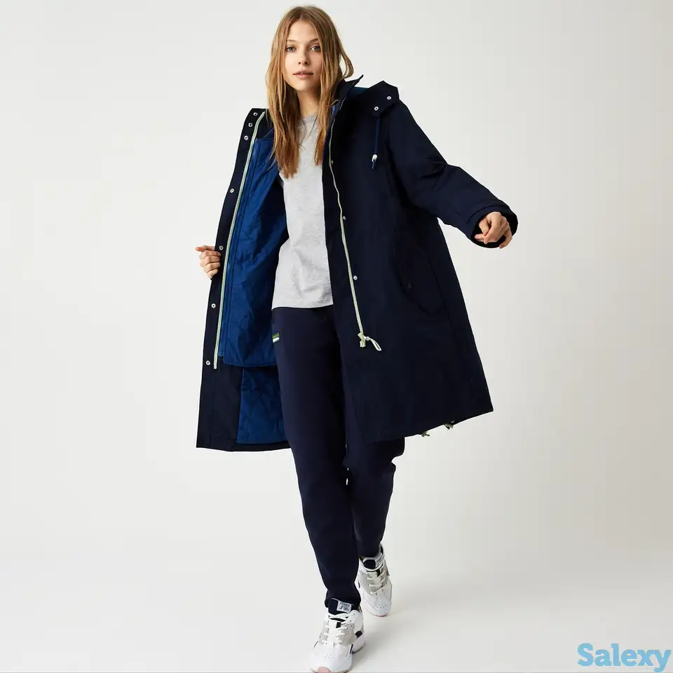 Женская парка lacoste с  утеплённой подкладкой, фотография 1