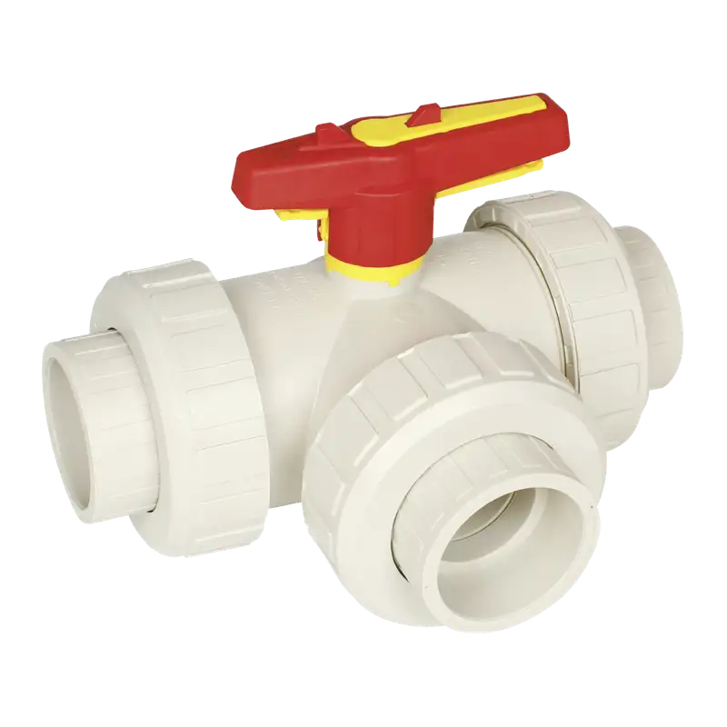 Кран полипропилен, полиэтилен, металлопластик вентильный, D 10-400 мм, Давление: Ру10..., фотография 1