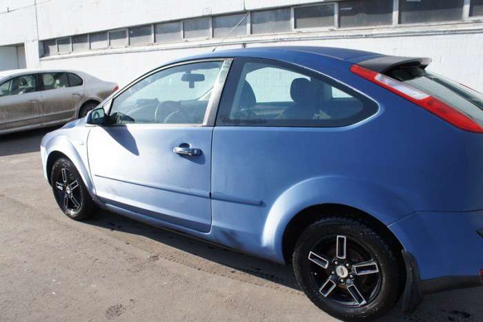 Виниловая пленка алюминий синий, фотография 1