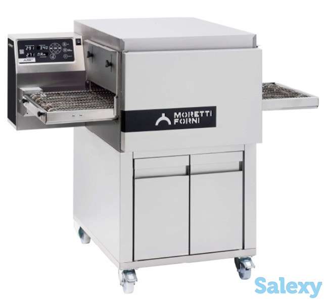 Печь для пиццы конвейерная Moretti Forni Т64E в комплекте со стендом T64 SC60., фотография 1
