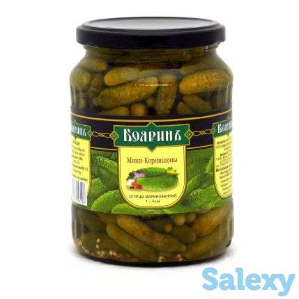 Корнишоны маринованные с/б, ж/б 1-4 см/ 3-6 см/, фотография 2