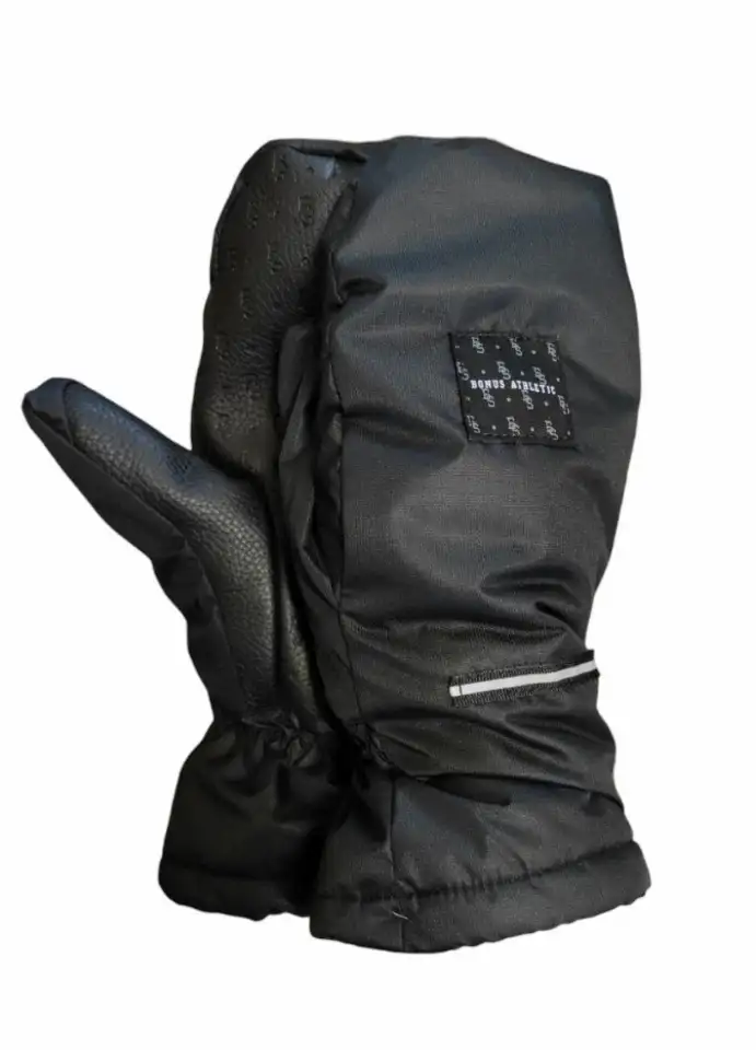 Варежки bonus gloves block black, фотография 6