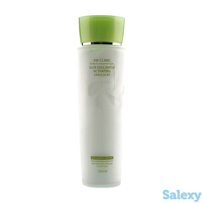 Эмульсия для лица 3w clinic aloe full water activating emulsion, фотография 1