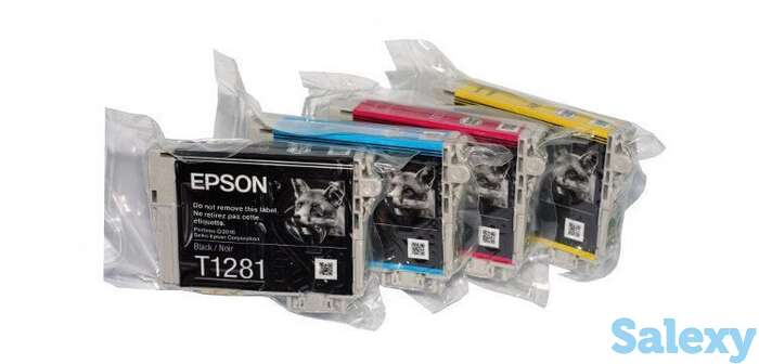 Комплект оригинальных картриджей для epson stylus sx438w, фотография 1