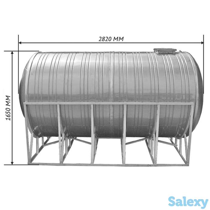 Емкости  для воды от 0,25 м3  до 25,0 м3 - из нержавейки, фотография 6