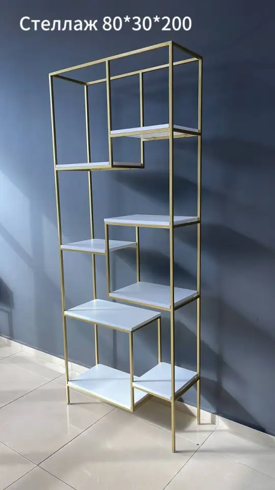 Стеллаж с металлическими ножками Woodhouse в стиле LOFT, фотография 7