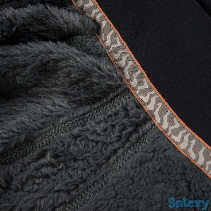 Куртка флисовая спортивная теплая сивера скарлат 2.0 порох/черная, фотография 7