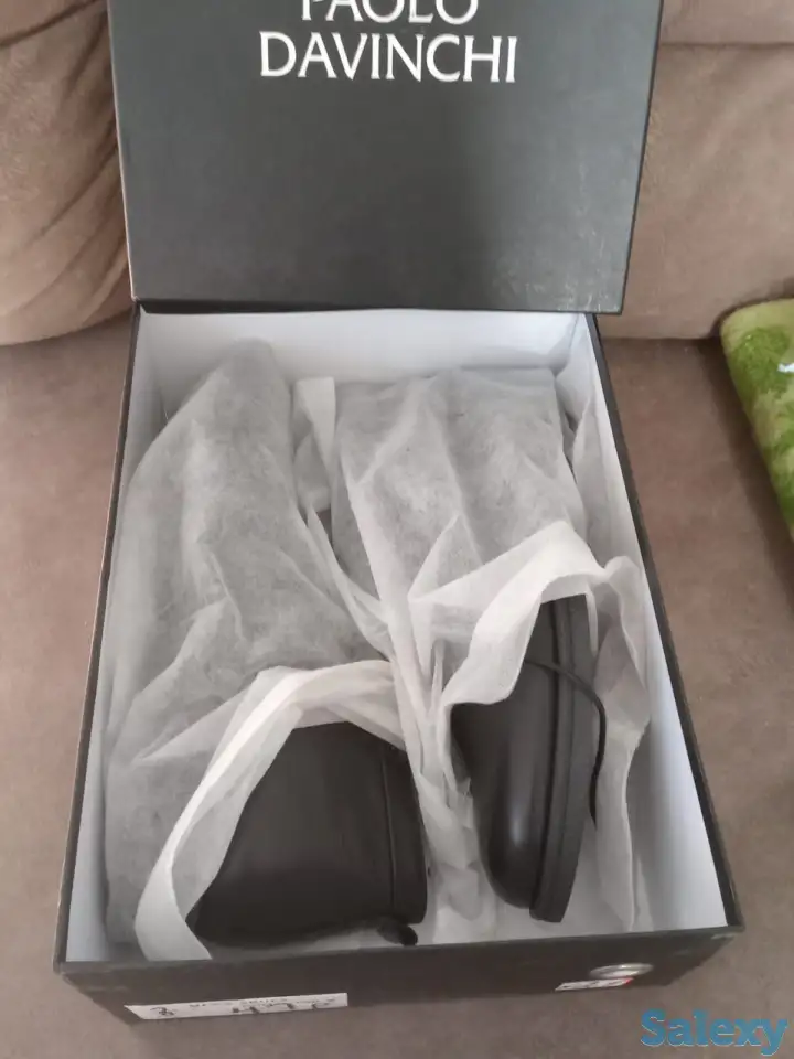 Мужские кожаные демисезонные ботинки., фотография 2