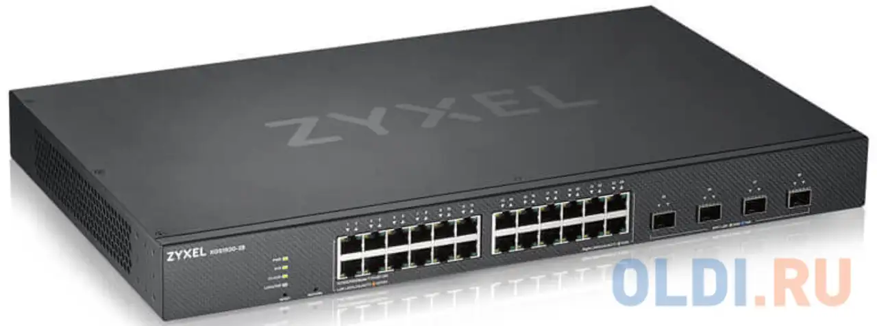 Zyxel xgs1930-28 hybrid smart l2+ switch zyxel nebula flex, 24xge, 4xsfp+,, фотография 1