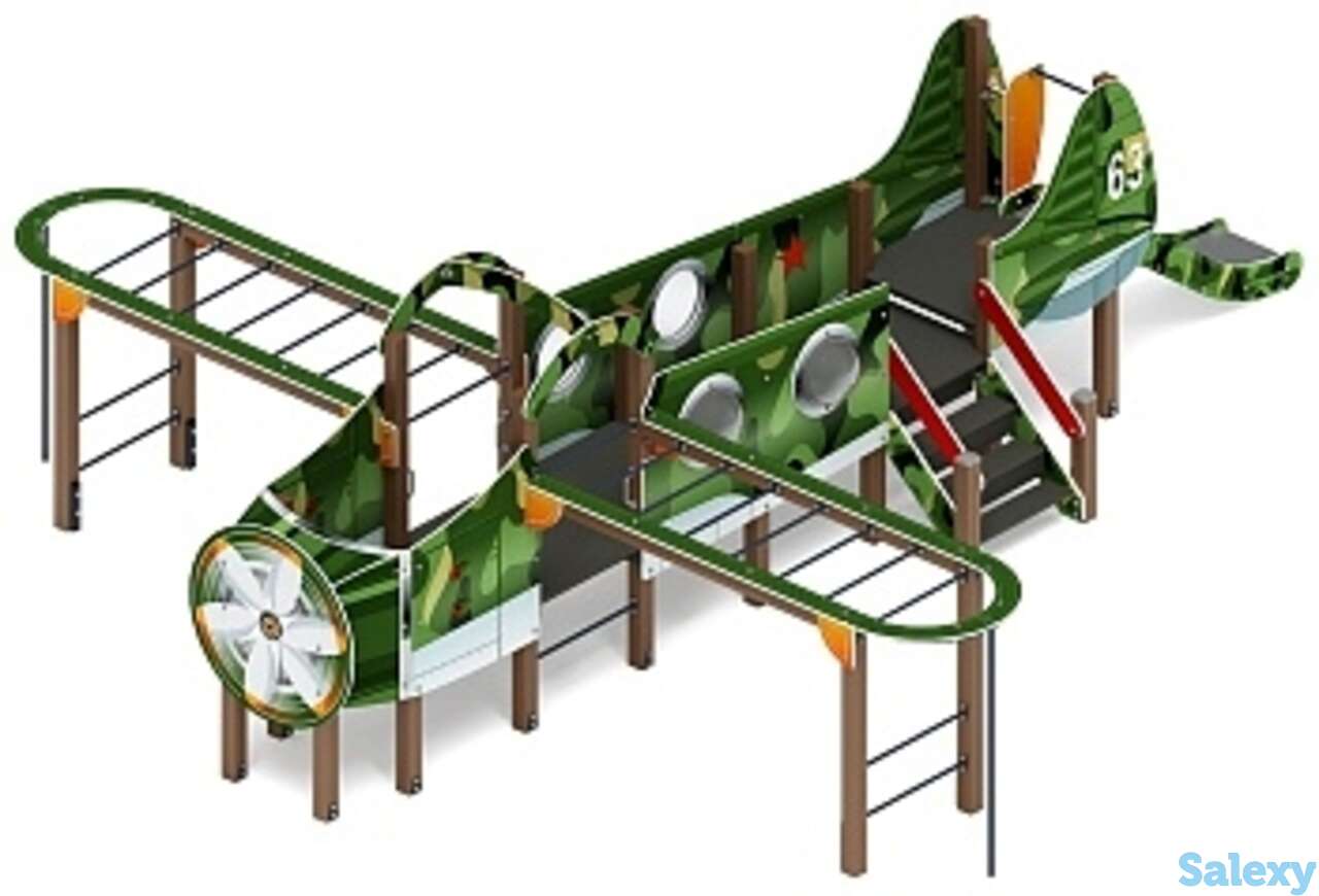 Аэроплан - дик 1.03.4.01-02.c (хаки) - игровой комплекс h=900, фотография 1