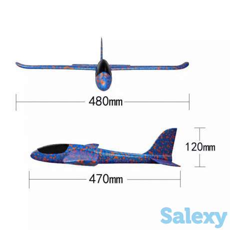 EPP самолет,самолет из пенопласта.детский планирующий самолетик, фотография 4