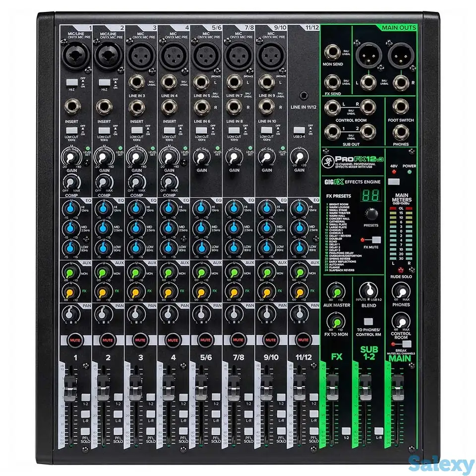 Аналоговый микшерный пульт mackie profx12v3, фотография 1