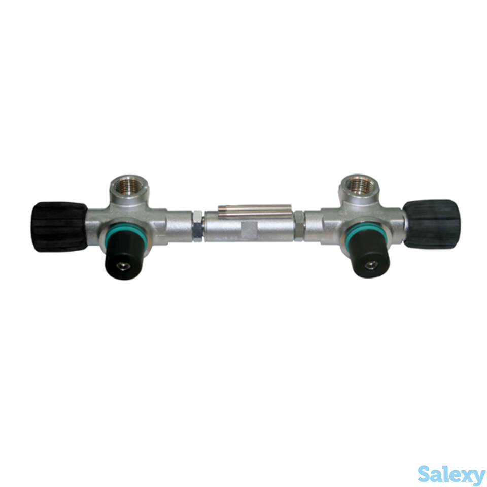 Манифолд 171 мм (10-12л) радиальный в комплекте с вентилями 230bar o2 очищенный bts, фотография 1