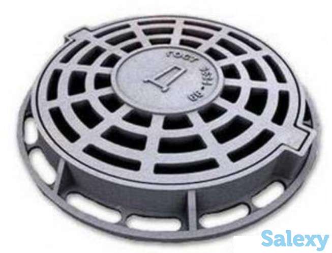 Дождеприемник чугунный тип-Т крулый, фотография 1