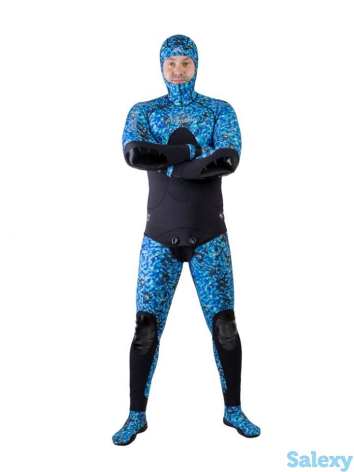 Гидрокостюм scorpena c3 - 1.5 мм blue camo, фотография 1