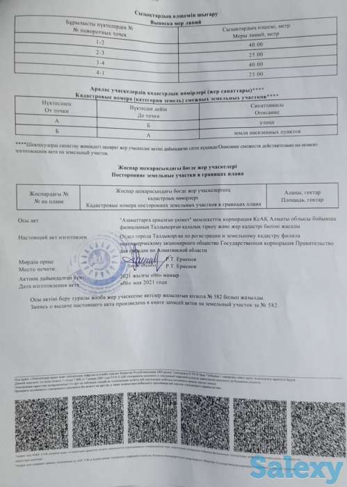 Продом участок, Северо Западный жр Шайкорган 281 А, фотография 3