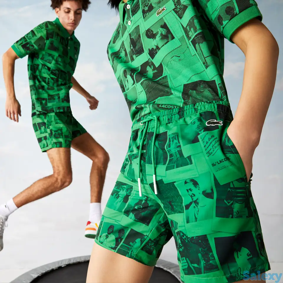 Мужские купальные шорты lacoste x polaroid, фотография 1