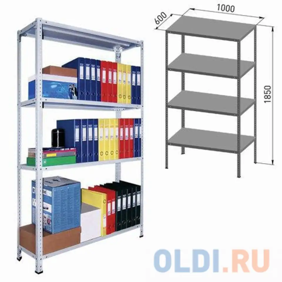 Стеллаж металлический практик 