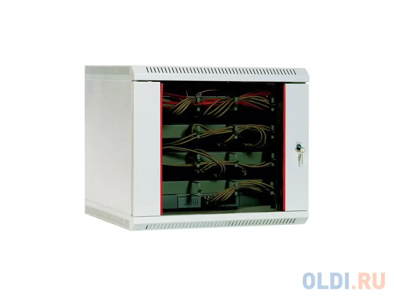 Шкаф настенный 15u цмо шрн-15.480 600x480 дверь стекло, фотография 1