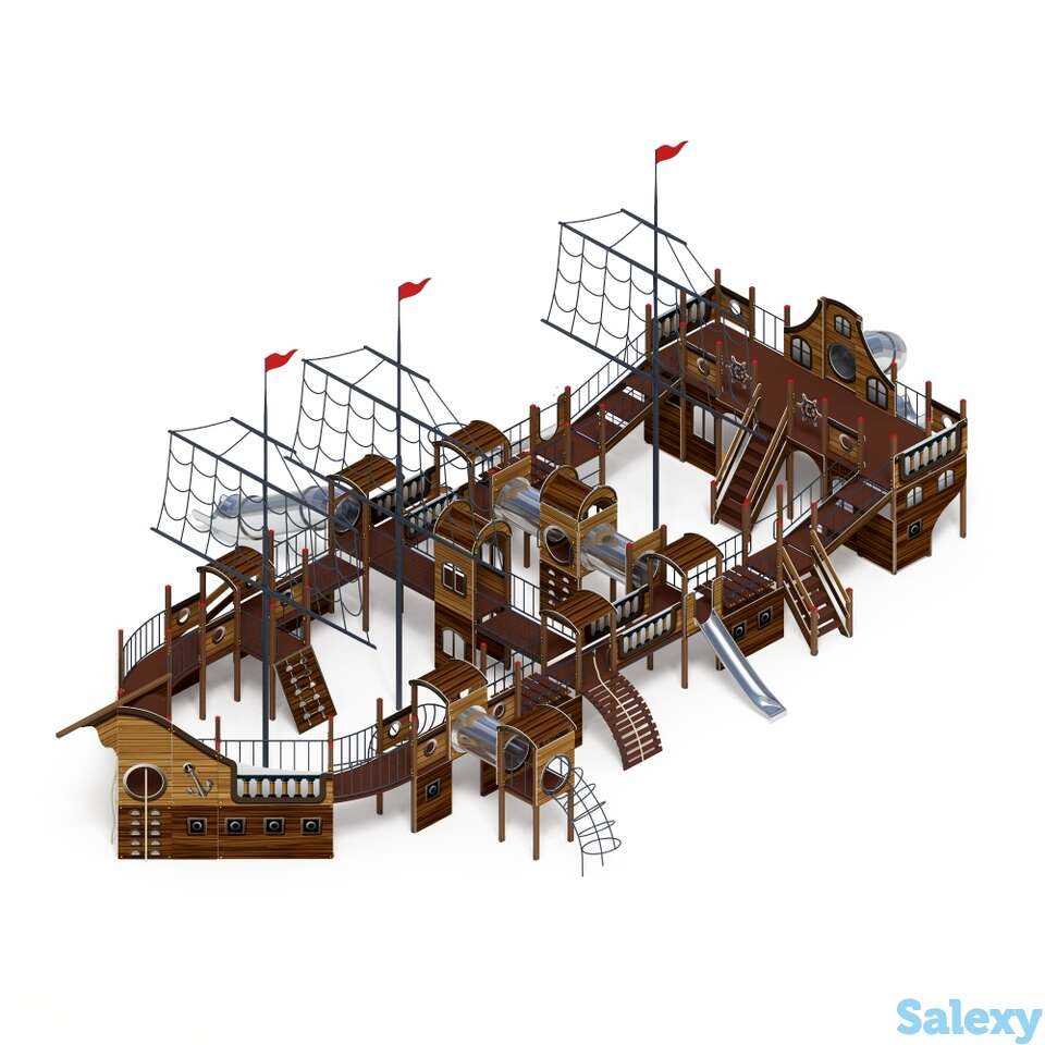 Детский игровой комплекс «баркетина» дик 2.03.3.06-01 н=1200 н=1500 н=2000, фотография 1