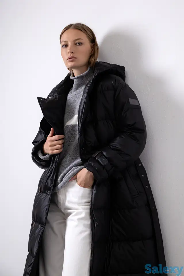 Пальто на молнии с капюшоном на кнопках vassa&co, фотография 2